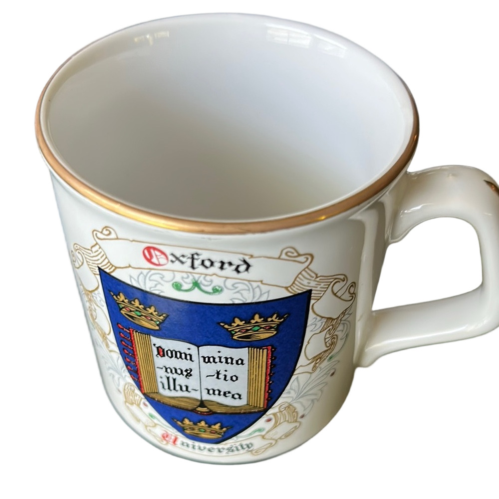 Vintage Oxford University Crest bone china Mug - AJL excellent condition